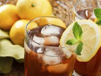 Chá gelado de gengibre