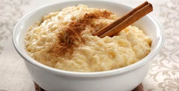 Receita de arroz doce light