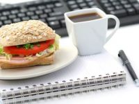 Uma dieta saudável no trabalho