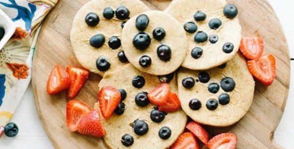 Panquecas de amêndoas sem glúten e lactose