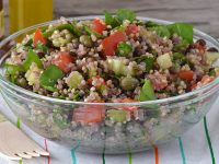 Salada de quinoa