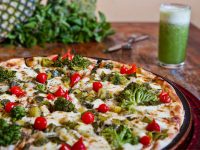 Pizza com farinha integral